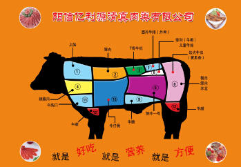 牛肉分割圖